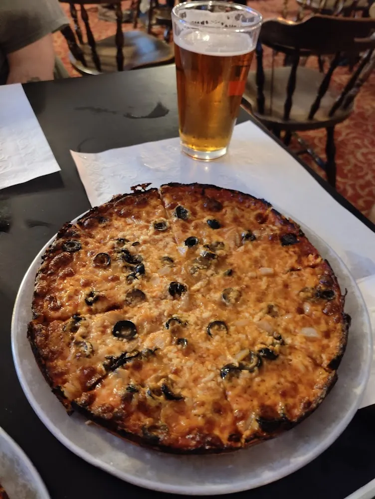 Black Olive and Onion Pizza